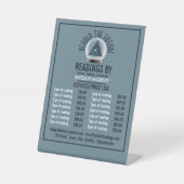 Signe De Table Crystal Ball, Psychique Lecture Tarifs (Recto)