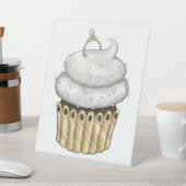 Signe De Table Cupcake Fiançailles doux (In SItu)