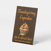 Signe De Table Cupcakes Thanksgiving, Cake Store (Recto)