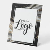 Signe De Table custom business logo advertising marble (Recto)