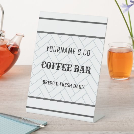 Signe De Table Custom Coffee Bar Modern Farmhouse (In SItu)