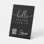 Signe De Table Custom Realtor Open House Please Sign In Signage (Recto)