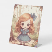 Signe De Table Cute Alice au pays des merveilles (Recto)