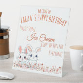 Signe De Table Cute Bunny (In SItu)