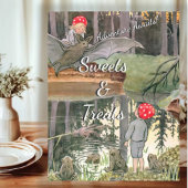 Signe De Table Cute champignons Bois Baby shower Sucres