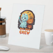 Signe De Table Cute Ghost Nurse - Boo Boo Crew Halloween Fun Clas (In SItu)
