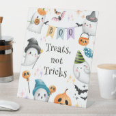 Signe De Table Cute Ghost Spooktacular Halloween Birthday Boy (In SItu)