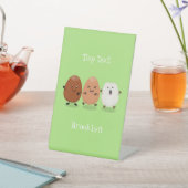 Signe De Table Cute kawaii oeufs humoristique dessin animé (In SItu)