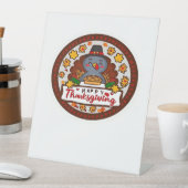 Signe De Table Cute Kawaii Turquie - Bon thanksgiving classique T (In SItu)