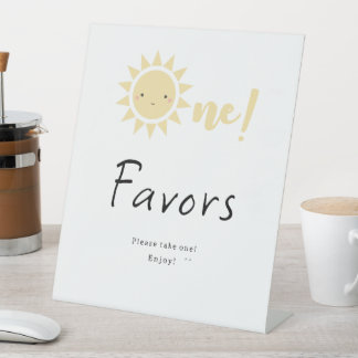 Signe De Table Cute Little Sunshine 1er Anniversaire Faveurs
