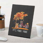 Signe De Table Cute Yorkshire Automne Kawaii Yorkie C’est l’autom (In SItu)