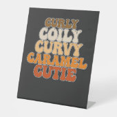 Signe De Table Cutie Caramel Curly Curly (Recto)