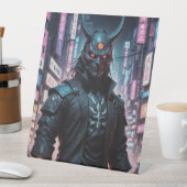 Signe De Table Cyberpunk Demon Samurai (In SItu)