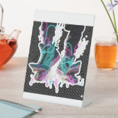 Signe De Table Cyberpunk Shark Brainrot Sticker brainrot (In SItu)