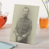 Signe De Table Czar Nicholas Of Russia Pedestal Sign (In SItu)