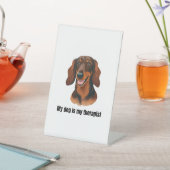Signe De Table Dachshund (In SItu)
