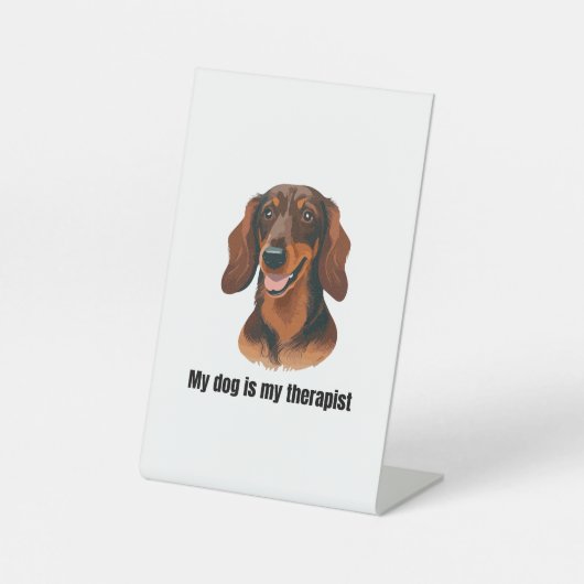 Signe De Table Dachshund (Recto)