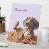 Signe De Table Dachshund (In SItu)