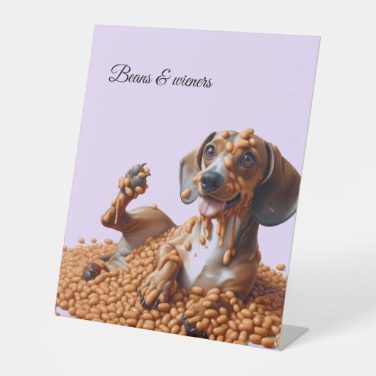 Signe De Table Dachshund (Recto)