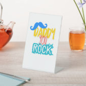 Signe De Table "Daddy You Rock" (In SItu)