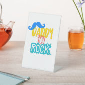 Signe De Table Daddy You Rock (In SItu)