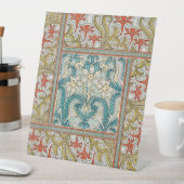 Signe De Table Daffodique chintz papier peint à fleurs Art nouvea (In SItu)