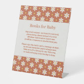 Signe De Table Daisy Baby Shower Book Request (Recto)