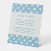 Signe De Table Daisy Baby Shower Book Request (Recto)