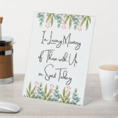 Signe De Table Dans la mémoire amoureuse de ceux qui sont avec no (In SItu)