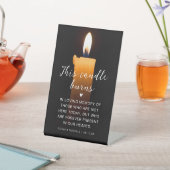 Signe De Table Dans le Mariage de mémoire aimer personnalisé (In SItu)