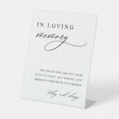 Signe De Table Dans le Mariage de mémoire Love (Recto)