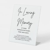 Signe De Table Dans Love Mémoire Personnalisé Noms Mariages Memor (Recto)