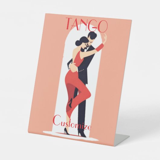 Signe De Table Danseurs de tango Thunder_Cove (Recto)