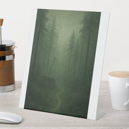 Signe De Table Dark Forest banner (In SItu)