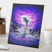 Signe De Table Dauphin clair de lune (In SItu)