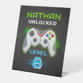 Signe de table de l'Anniversaire de enfant du jeu  (Recto)