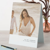 Signe de table de thème photo simple (En SItu (Tableau))