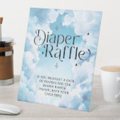 Signe De Table Déchets RaffleCiel envoyé Baby shower (In SItu)
