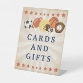 Signe De Table Décor Baby shower Star Sports (Recto)