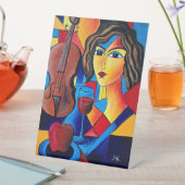 Signe De Table Déjeuner avec des Couleurs (In SItu)