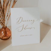 Signe De Table Delicate Gold Calligraphie Mariage Chaussures de d