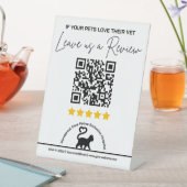 Signe De Table Demande d'avis sur le code QR de l'hôpital vétérin (In SItu)