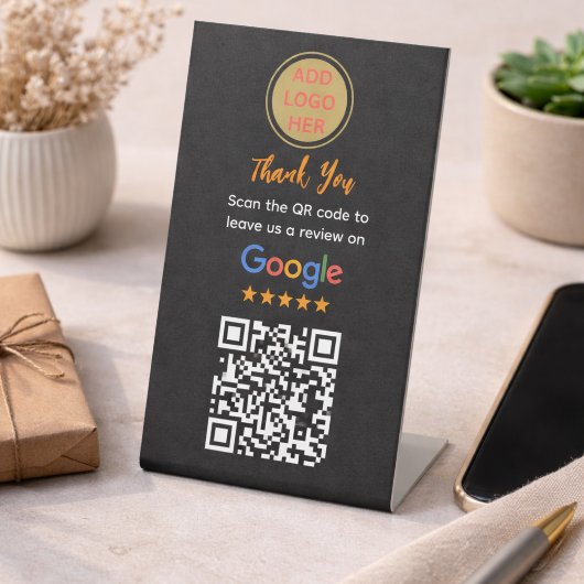 Signe De Table Demande simple d'avis Google | Entreprise moderne 