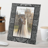 Signe De Table Dentelle en céramique Noir (In SItu)