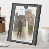 Signe De Table Dentelle en céramique Noir (In SItu)