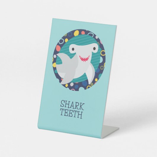 Signe De Table Dents de requin mignons (Recto)