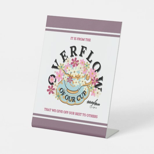 SIGNE DE TABLE DÉPASSEMENT (Recto)