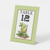 Signe De Table Derby Mint Julep Table Number (Recto)