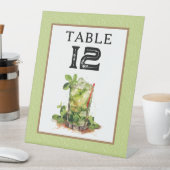 Signe De Table Derby Mint Julep Table Number (In SItu)