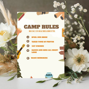 Signe De Table Dernier Sentier Avant Le Camp Veil Régit Bachelore